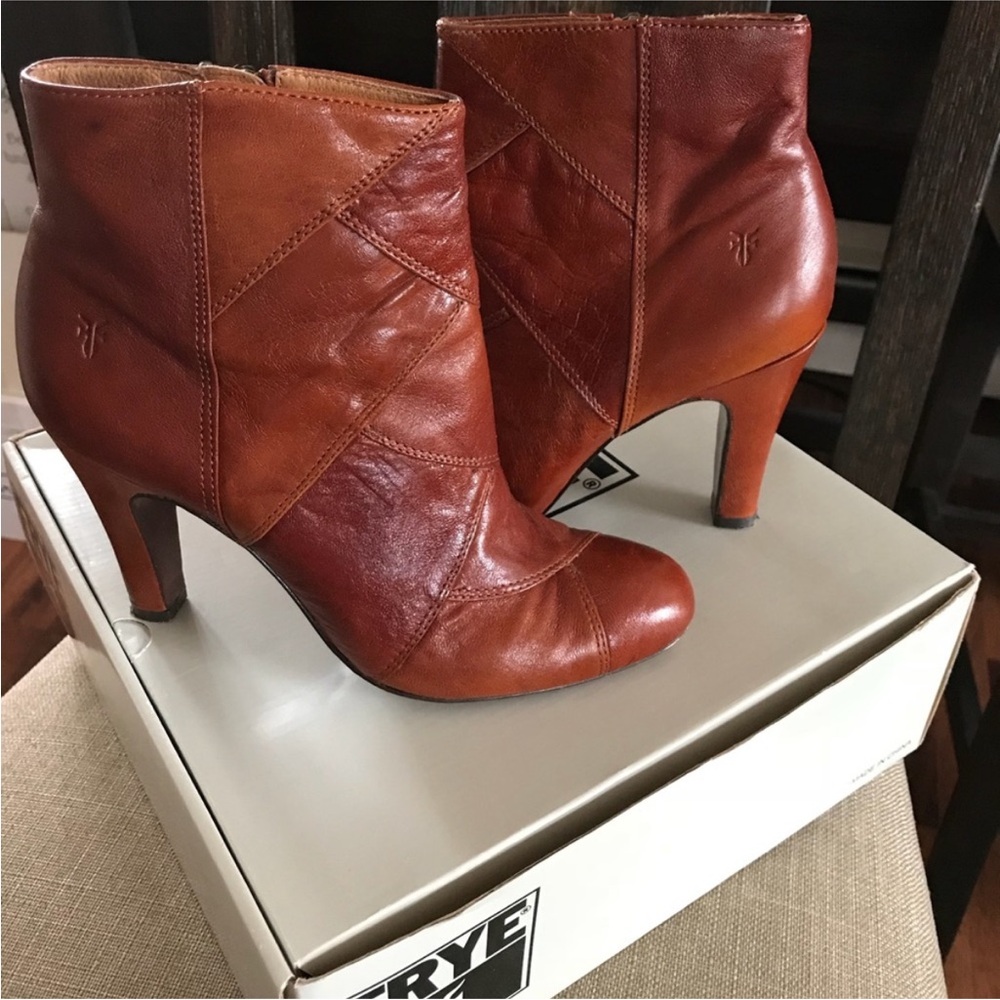 Frye Women's Ankle Boots in Rich Brown